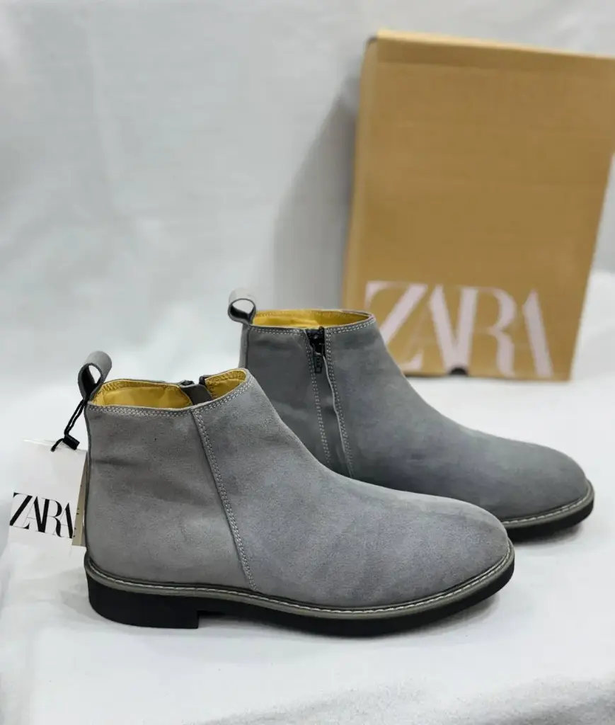 ZARA Chelsea Suede Leather (zipper) 3 Colors